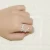 Import s925 sterling silver ring female crystal diamond ring from China