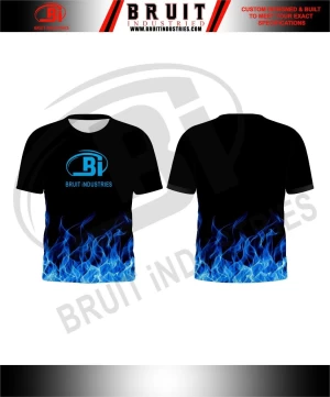 Wholesale men's T-shirt branded elastic polyester spandex breathable fabric sublimation shirt