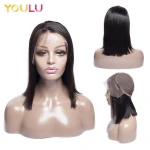 Cheap short hair boo head lady human hair bob wig brazilian human hair wig