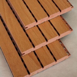 sound absorber fluted wooden acoustic panels wall ceiling soundproof board for meeting room