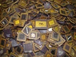 Ceramic Cpu Processor Scrap Available at a good price.