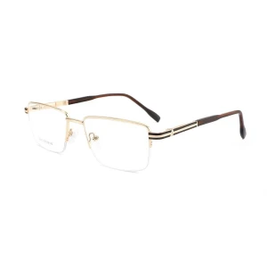 Gd in Stock Best Selling Fashion Men Metal Optical Frames Eye Glasses Wholesale Eyewear