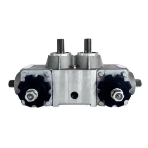 High Torque Corn Header Gearbox Assembly with 20CrMnTi Spiral Gears & Durable Aluminum Shell