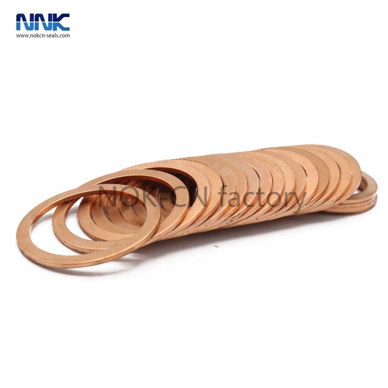 5-Pack CF16 Copper Washer Gaskets 16.2x21.3mm - Vacuum Sealing Rings For Flange Fittings & Pumps