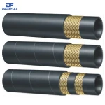 Factory supply of competitively priced 1-2 wire braid hydraulic rubber hoses