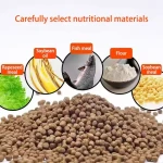 Wholesales Butterfly Carp Feed 1.5 / 3.0 mm fresh and nature rich nutrition Gold Fish Food Aquarium Floating Fish Feed