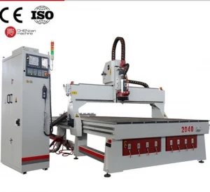 Automatic tool change cnc router machine
