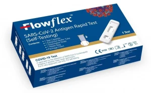 Flowflex OTC self-test kit, SARS-CoV-2 Antigen Rapid Test, Self-collected Swab Sample l 1 kit per pack