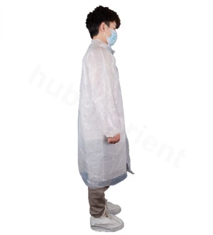 Factory Visit Disposable Use Plastic Gown