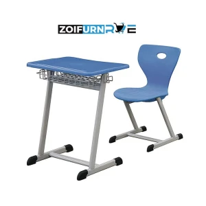 School Zoifurnrme School Furniture Saudi Arabia Project Plastic+Steel Tube School Table And Chair Furniture Classroom S