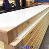 100-0.425mm pu polyurethane foam insulated sandwich insulation panel