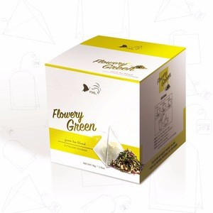 100% Natural flowery green tea herbal tea blended tea