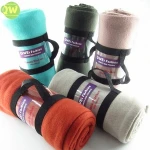 100% Polyester Portable Travel Blanket Polar Fleece Blanket