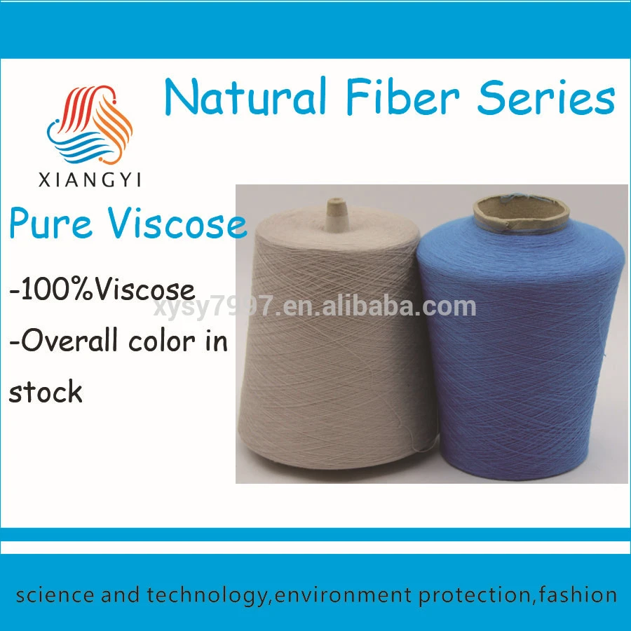 100 viscose rayon spun yarn