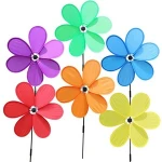 100% Weatherproof Nylon and Fiberglass Children's Toys Outdoor Camping Pinwheels Windmill  Wind Spinners