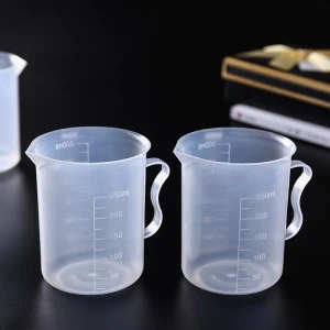100ml 300ml Clear Plastic Graduated Measuring Cup Jug Beaker Kitchen pp plastic cup