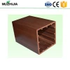 100mm faux wood square hollow timber tube and plastic wood beams