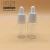 Import 10ml 15ml 20ml 30ml clear PET plastic e-liquids bottle with child proof dropper from China