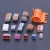 Import 10pcs 4 Pin Quick Push Universal Compact Splicing Wire Wiring Colors Connector Disconnector Conductor Terminal Block with Lever from China