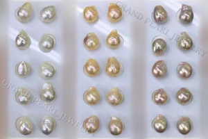 12-13mm Loose &amp; Half-drilled, Baroque Freshwater Pearls