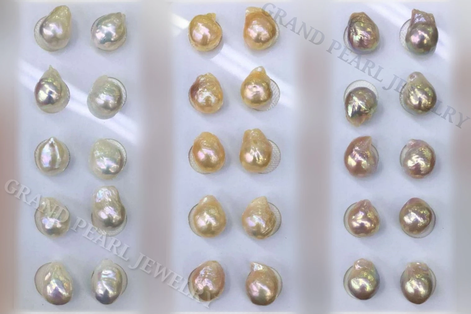 12-13mm Loose &amp; Half-drilled, Baroque Freshwater Pearls