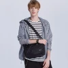 12 14 Inches Fashion Men Shoulder Bag Men Nylon Crossbody Bags Business Male Solid Messenger Bag