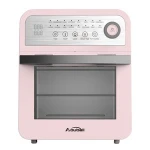 12 liter metal handle air fryer with rotisserie, power air fryer pressure cooker 2 in 1with big capacity basket