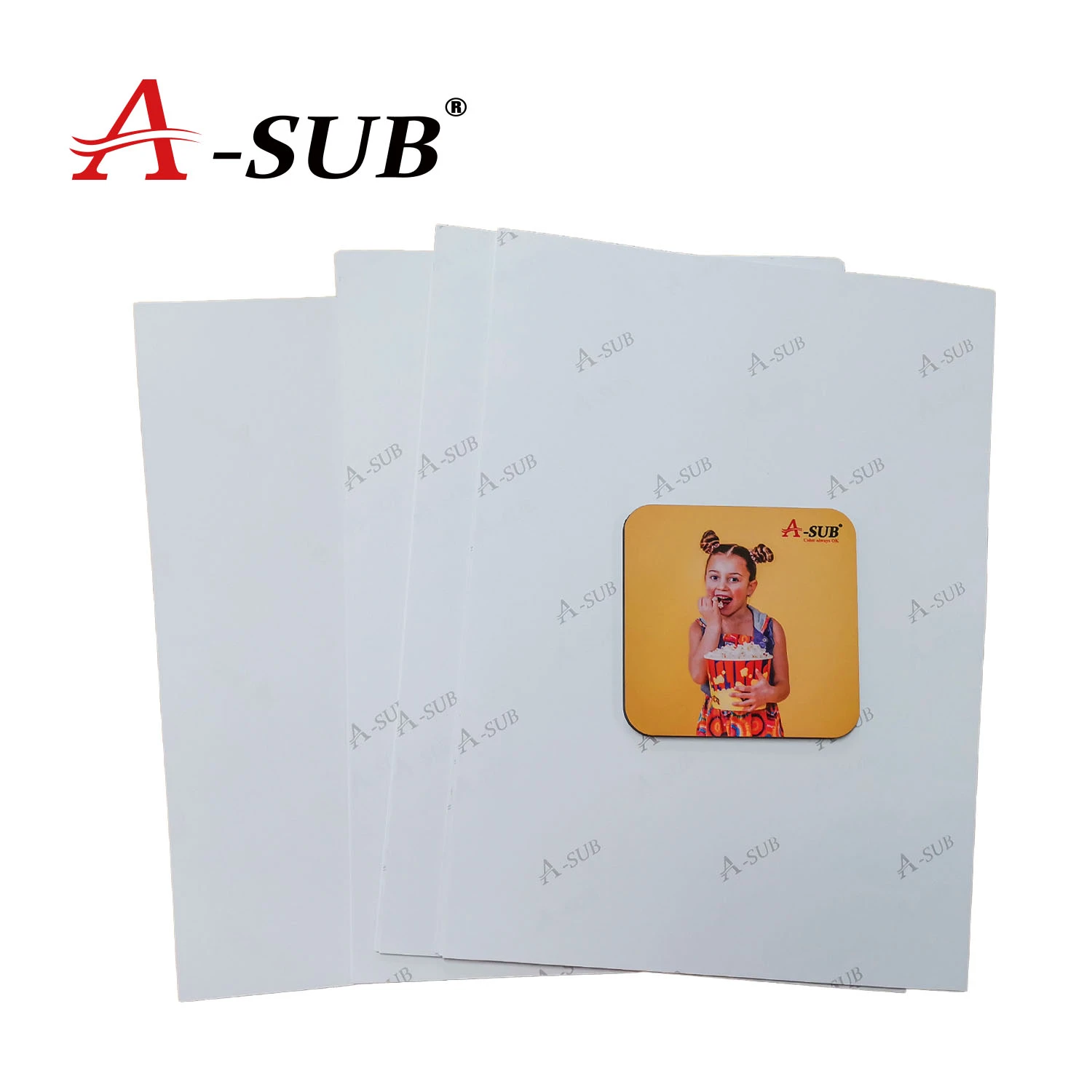 125gsm Sheet size inkjet ceramic decal sublimation transfer paper