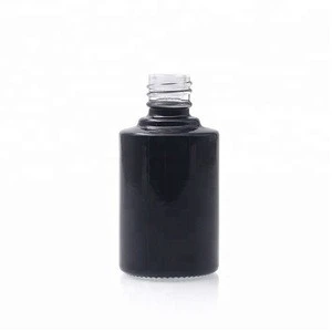 12ml bright black light-proof paint nail polish bottle glass nail polish bottle