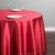 132 inch shantuang silk round tablecloth 100% polyester water resistant table cloth