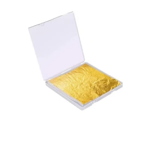 140mm*140mm amazon hot sale imitation transfer Gold Leaf Sheet for Nail foil