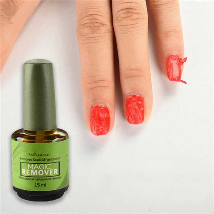 15ml Nail Gel Magic Remover Gel Soak off Remover Nail Polish Delete Primer Acrylic Clean Degreaser For Nail Art Lacquer