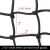 Import 15&quot;x15&quot; Black Latex Bungee Cargo Net With Plastic Hooks For Motorcycle Bike from China