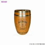 18bottles Barrel Cooler Wood Furniture Cabinet Barrel Fridge