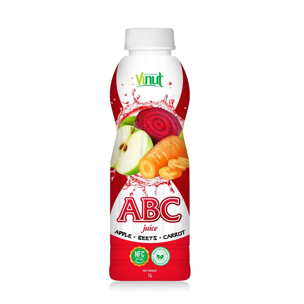 1L VINUT NFC Bottle ABC Apple Beetroot Carrot Juice