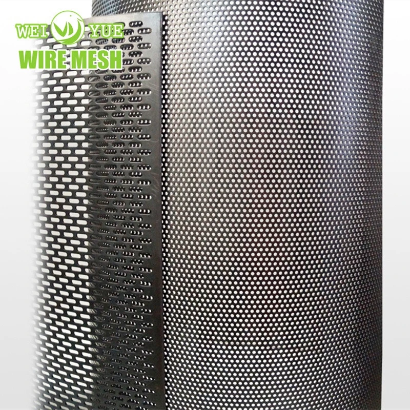 1mm Hole Galvanized Hexagonal Aluminum Perforated Metal Mesh Speaker Grille Sheet