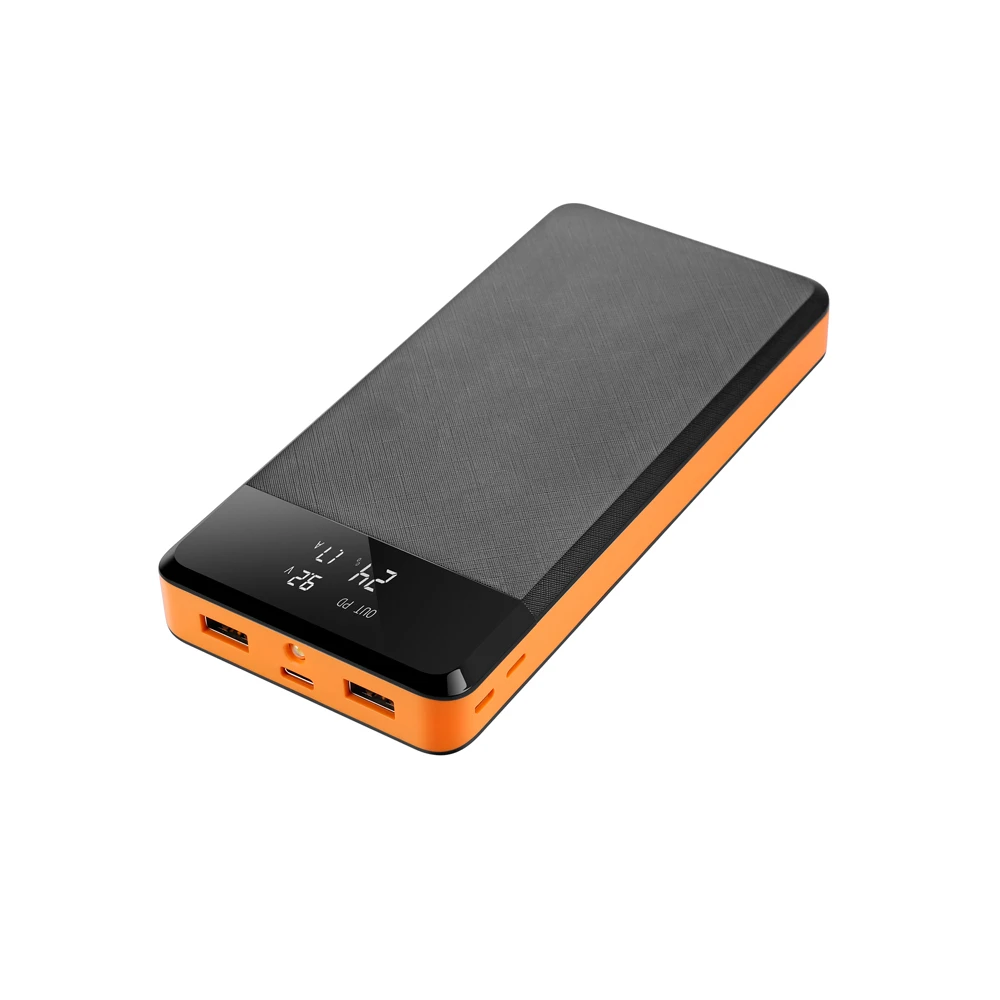 20000mAh Dual USB Power Bank Case Shell DIY Kit 8 x 18650 Battery Charger Case w/ LCD Display Type-C & Micro USB Input