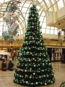 2015 artificial big christmas tree for restaurants display