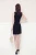 Import 2016 Best Seller Career Straight Women Dress Chiffon Pure Color Sleeveless Slim Office Work Suits Tight Hip Career New Dress from China