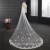 Import 2017 Hot Sale Long Lace Wedding Dresses Bridal Veil long Tulle handmade beads emboied lace wedding veils from China