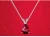 Import 2018 latest design18K real gold garnet pendant necklace  women jewelry from China