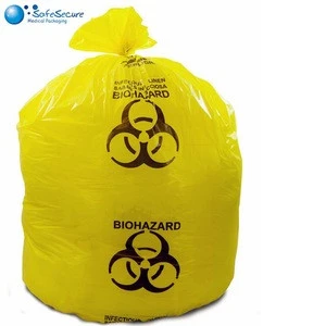 2018 New product best quality disposable biohazard garbage bags