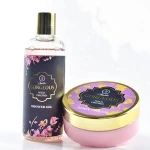2018 Newest Design OEM Factory Moisture Relaxing Floral Scent Series Body Care Bath Gift Set