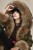 Import 2018 Winter 100%Cotton Faux Fur Lining Hooded Women Coat from China