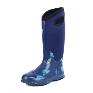 2019 high quality waterproof neoprene Safety Rain Boots