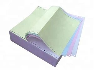 2019 Non carbon paper colourful printing paper  blue image 48g -80g carbonless paper