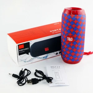 2020 Amazon Top Seller Outdoor Smart Wireless Speakers TG117 Outdoor Sports Waterproof Portable Speaker