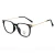 Import 2020 fashion latest blue filter metal frames cat eye eyewear glasses from China