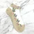 Import 2020 New Arrival Lace Pearl Crystal Socks Custom Flower Transparent Women Sock from China