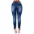 Import 2020 New fashion High waist Elastic force Irregular tassel Pencil  Pants Jeans women ladies jeans from China